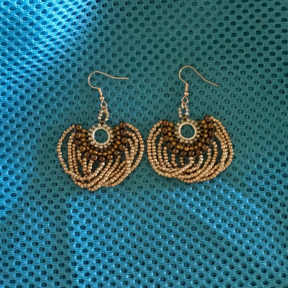 💼Hand Crafted Loopy Earrings💼 - Picture 3 of 5